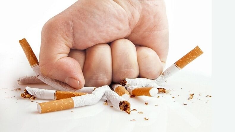 mit dem Rauchen aufhören und Folgen für den Körper
